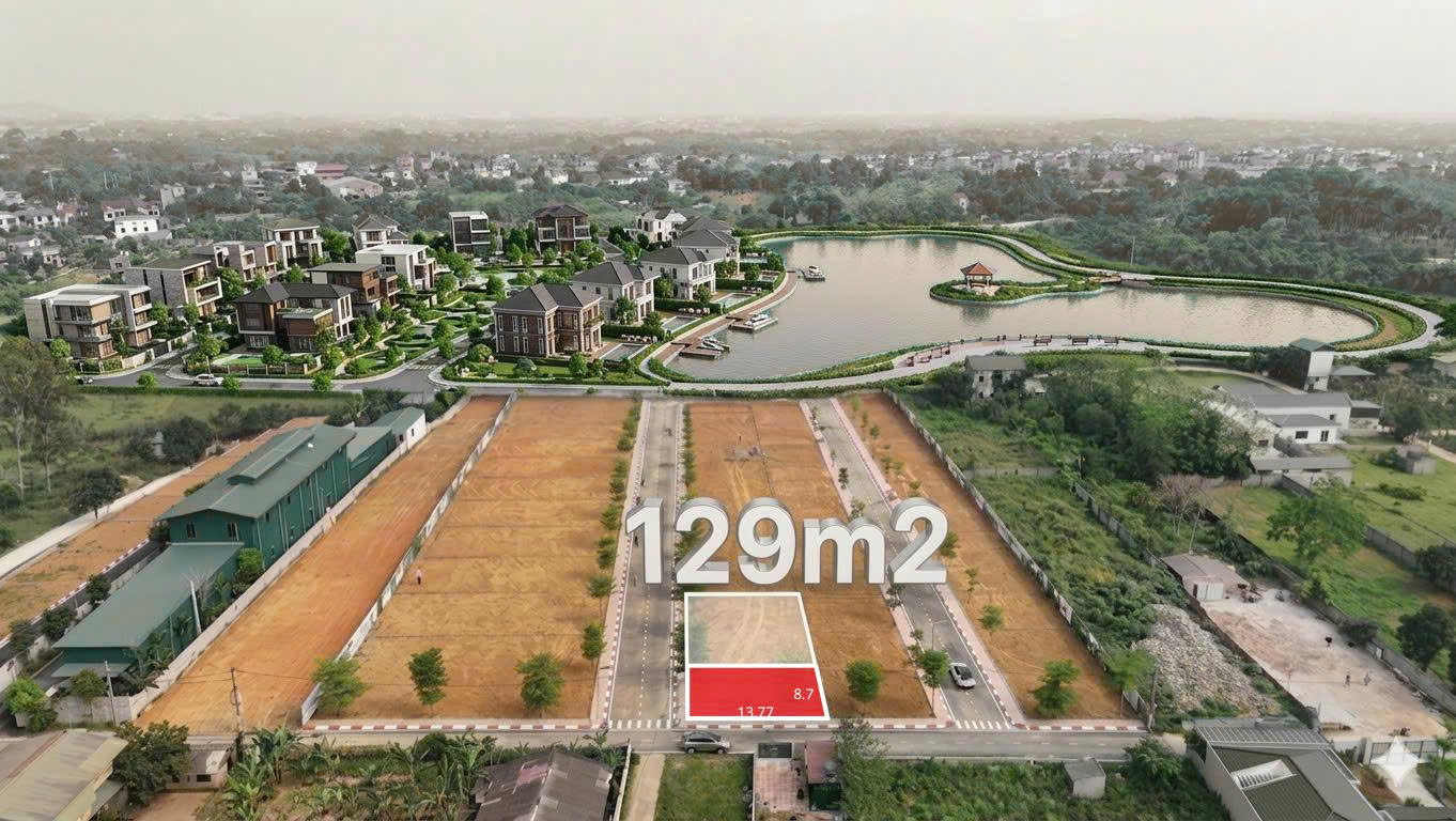 Lô Góc 129m² Phú Cát